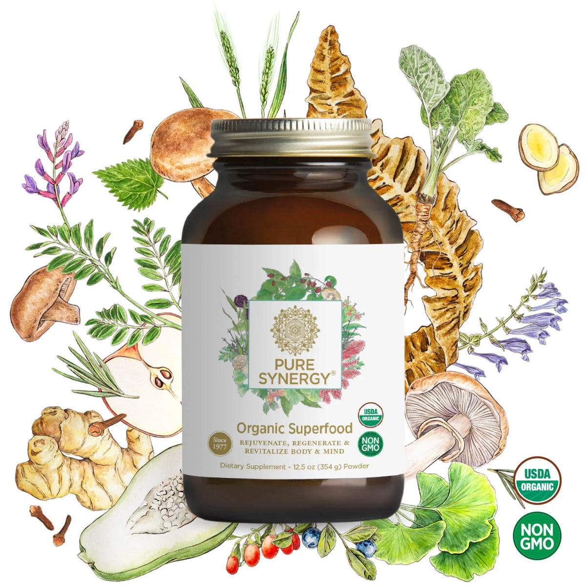 Pure Synergy® Organic Superfood — 12.5 oz Powder