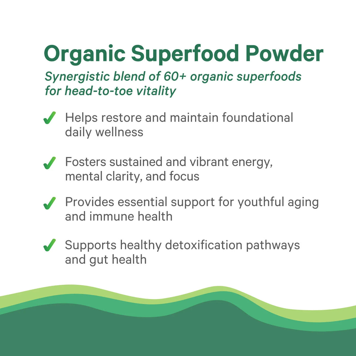 Pure Synergy® Organic Superfood — 12.5 oz Powder
