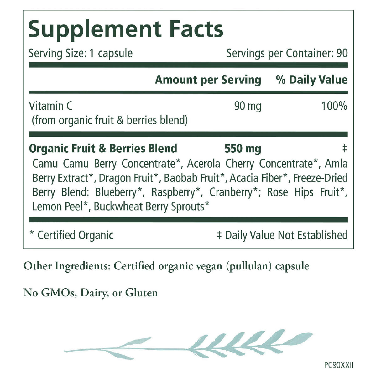 Organic Pure Radiance C® Capsules